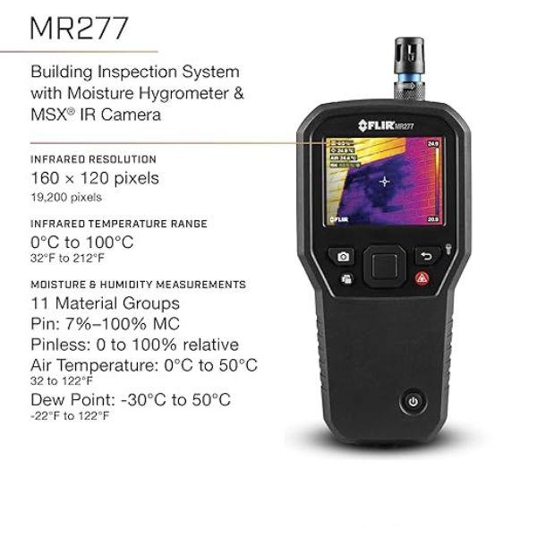 FLIR-MR277 เครื่องวัดความชื้นและกล้อง IR MSX®